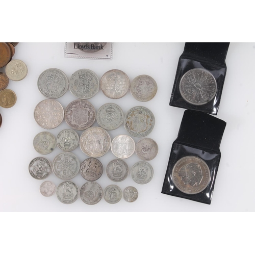 1622 - UNITED KINGDOM 500 grade silver coins from circulation to include four half crowns, two florins, eig... 