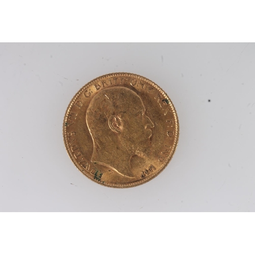 1716 - UNITED KINGDOM King Edward VII (1901-1910) gold half sovereign 1909. 