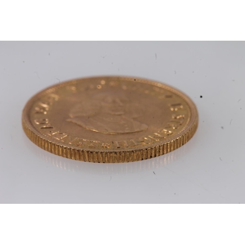 1724 - SOUTH AFRICA gold 2 rand 1966, 8g.