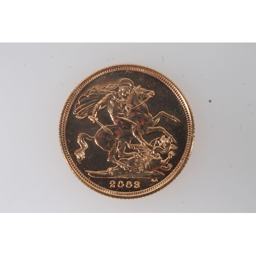 1726 - UNITED KINGDOM Queen Elizabeth II (1952-2022) gold bullion sovereign 2003.