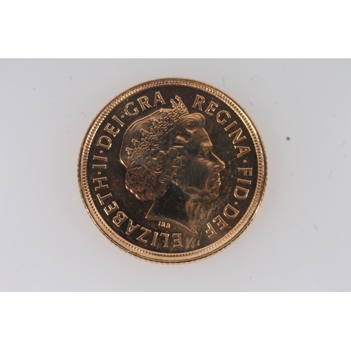 1726 - UNITED KINGDOM Queen Elizabeth II (1952-2022) gold bullion sovereign 2003.