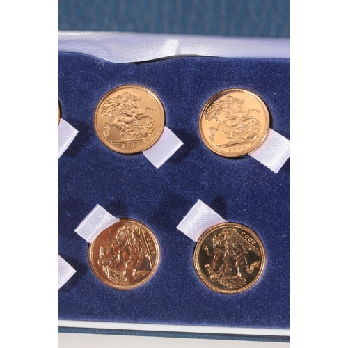 1732 - Ten UNITED KINGDOM Queen Elizabeth II (1952-2022) gold bullion half sovereigns, all 2003, held in bl... 