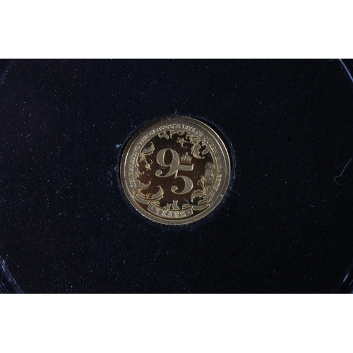 1736 - SOLOMON ISLANDS gold proof ten dollars $10 2021, issued to commemorate the Queen's 90th birthday, [2... 