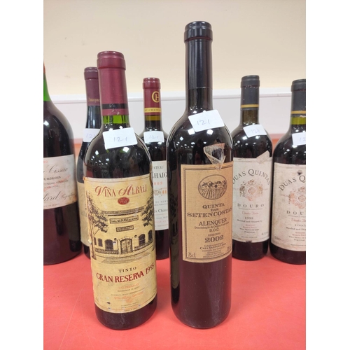 16 - Eight bottles of assorted red wine, To include Chateau Cissac 1980, 150cl, Chateau Haut-Chaigneau 20... 