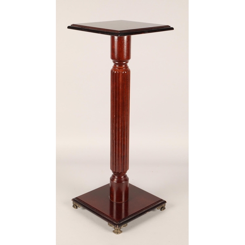 524 - Mahogany plant stand