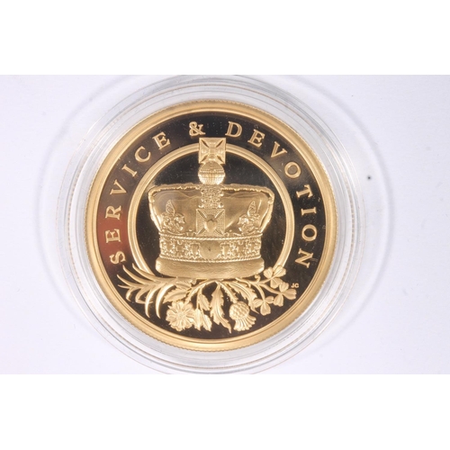 1740 - TRISTAN DA CUNHA Queen Elizabeth II gold proof double sovereign 2022 [22ct gold, 16g, 32mm], issued ... 