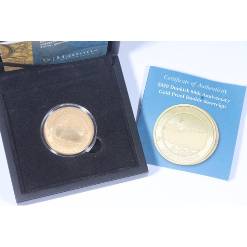 1743 - TRISTAN DA CUNHA Queen Elizabeth II gold proof double sovereign coin 2020 [22ct gold, 16g, 32mm], is... 