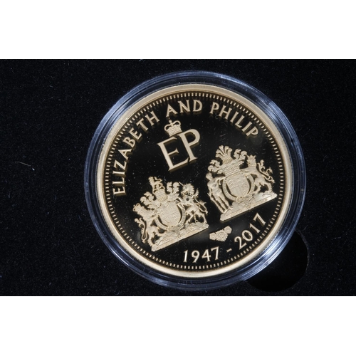 1744 - TRISTAN DA CUNHA Queen Elizabeth II gold proof five-coin set  2017 comprising five pounds &poun... 