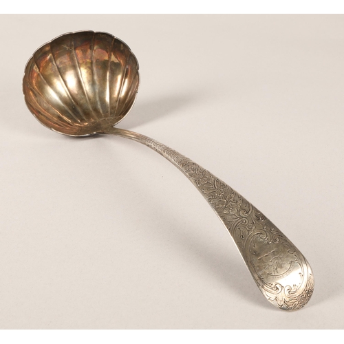 179A - Scottish silver Georgian ladle, Edinburgh 1817,207g