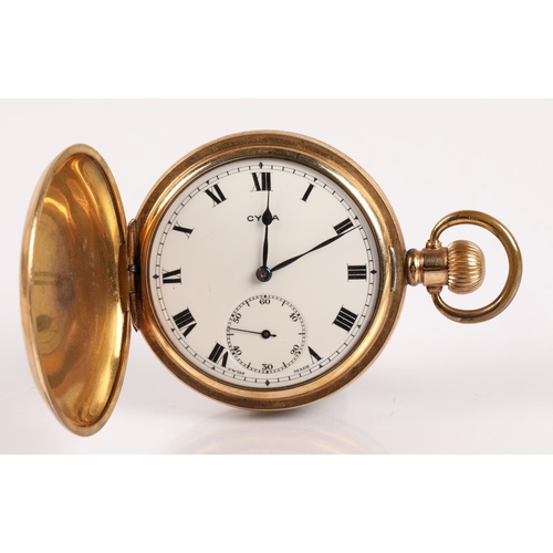 48 - Waltham gold plated pocket watch and another (2)...