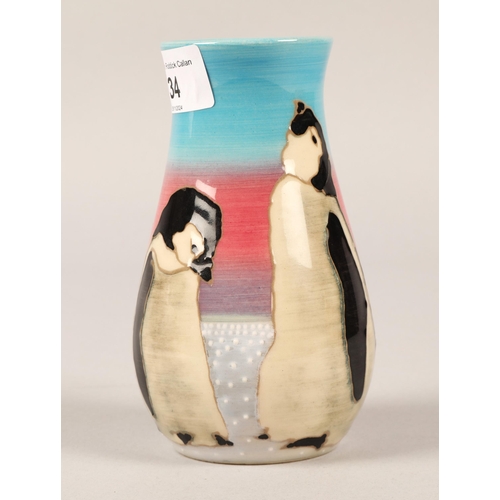 34 - Sally Tuffin for Dennis China Works small penguin vase 14cm h...