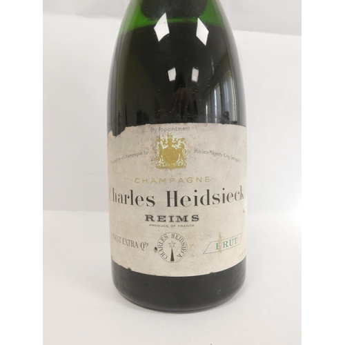 15 - c1953 Charles Heidsieck Brut Champagne magnum bottle. 