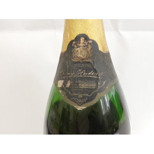 15 - c1953 Charles Heidsieck Brut Champagne magnum bottle. 