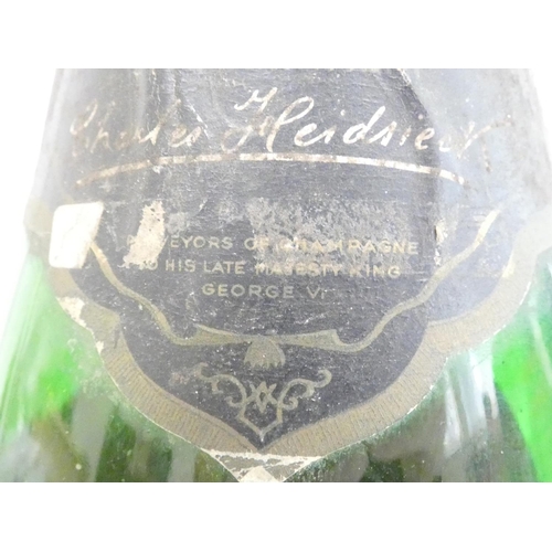 15 - c1953 Charles Heidsieck Brut Champagne magnum bottle. 