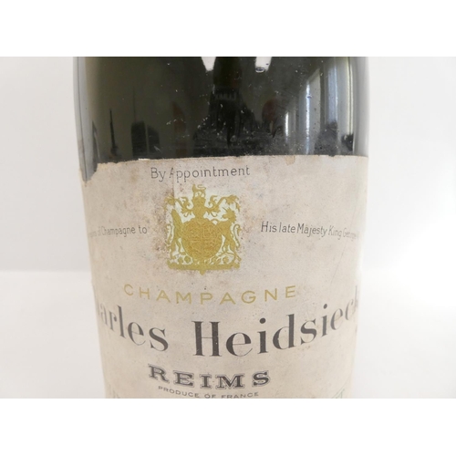 15 - c1953 Charles Heidsieck Brut Champagne magnum bottle. 