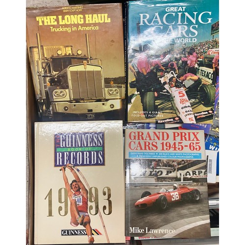 700 - Box of assorted racing and formula 1 books...