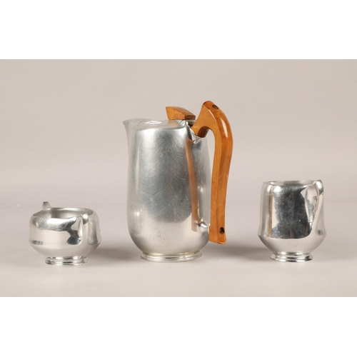 186 - Three piece Picquot Ware Coffee set