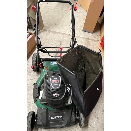 693 - Qualcast petrol lawnmower 