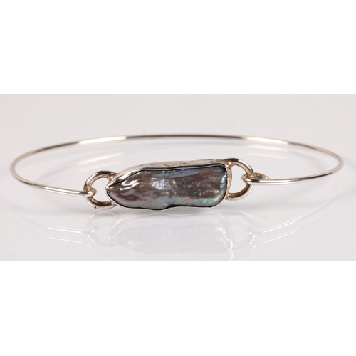 151 - Two silver bangles