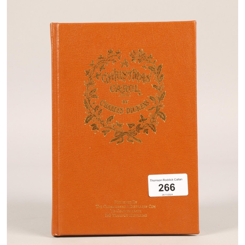 266 - Three books A Christmas Carol 150 years of Glenmorangie edition 1993, Scottish Whisky, and The Long ... 