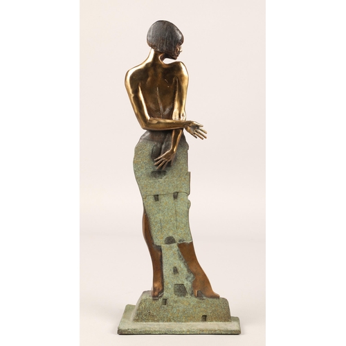 275 - Stephen Glassborow, 'Dress Code, What is Beauty' contemporary bronze, signed limited edition 22/35, ... 