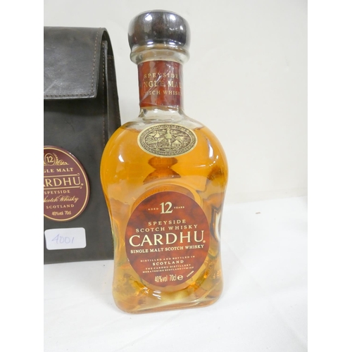 50 - The Original Dimple 15 years old De Luxe scotch whisky, 1 Litre, 43% vol, boxed, with Cardhu 12 year... 