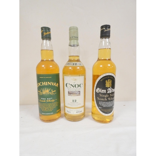 66 - Glen Ardoch single malt scotch whisky, 70cl, 40% vol, with An Cnoc 12 years old single highland malt... 