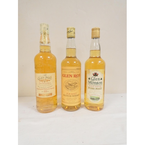 67 - The Glen Peel 12 years old pure single malt scotch whisky, From the Speyside Glenlivet Region, Bottl... 