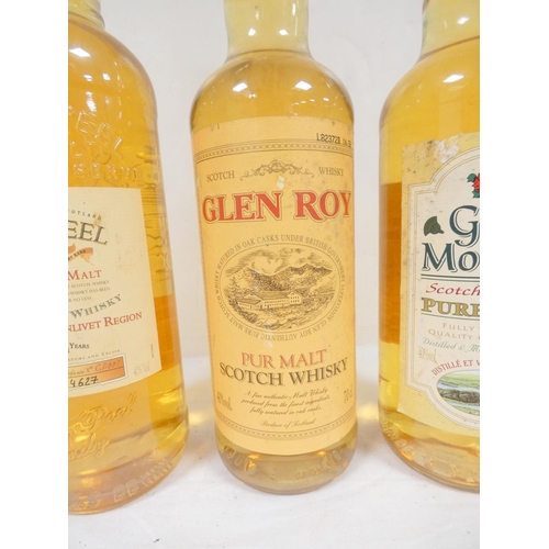 67 - The Glen Peel 12 years old pure single malt scotch whisky, From the Speyside Glenlivet Region, Bottl... 