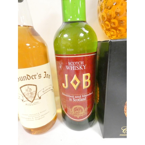 70 - Four bottles of blended scotch whisky, Logan De Luxe 12 years old, Clubhouse - Old St Andrews, The F... 