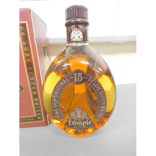 72 - Two bottles of Dimple 15 years old blended scotch whisky, Selected blended and bottled by J. Haig &a... 