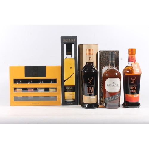 1445 - Four bottle of whisky to include GLENFIDDICH IPA Experiment single malt Scotch whisky 70cl 43% abv. ... 