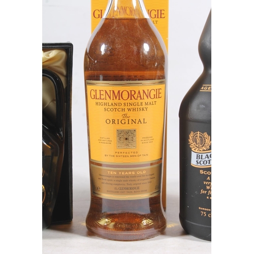 1446 - THE GLENMORANGIE The Original 10 year old single malt Scotch whisky 70cl 40% abv. boxed, BLACK BOTTL... 