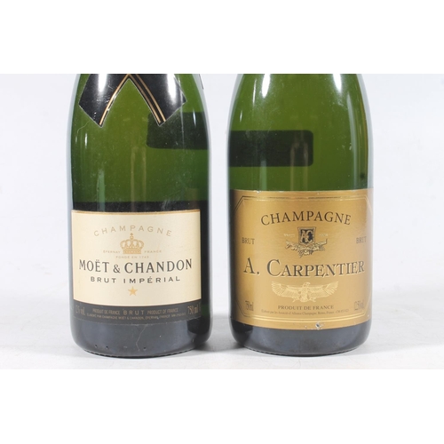 1447 - Three bottles of Champagne to include BOLINGER La Grande Annee 2000 Brut Champagne 75cl 12% abv. box... 