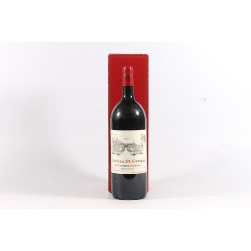 1448 - Magnum of CHÂTEAU ST GEORGES 2001 St Emillion Petrus Desbois red wine 12.5% abv. 150cl.