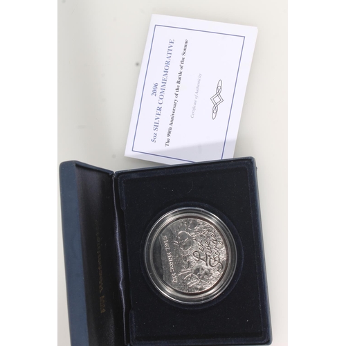 1658 - Westminster Mint 5oz silver proof medallion 2006 [925 silver, 5oz, 141g, 65mm], issued to commemorat... 