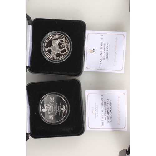 1668 - The Jubilee Mint silver proof coins to include ISLE OF MAN crown 2015 x2 and 'The Prince Charlotte o... 