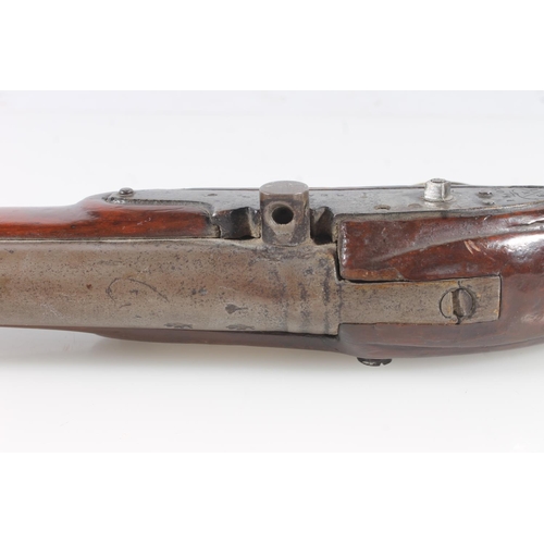 1836 - Antique flintlock pistol by The East India Company having 23.2cm long unsighted tapering circular se... 