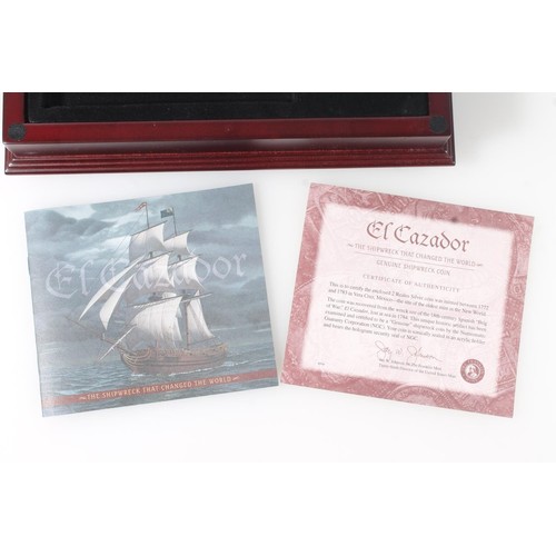 1671 - The Franklin Mint 'El Cazador The Shipwreck that Changed the World' coin set with MEXICO eight reale... 