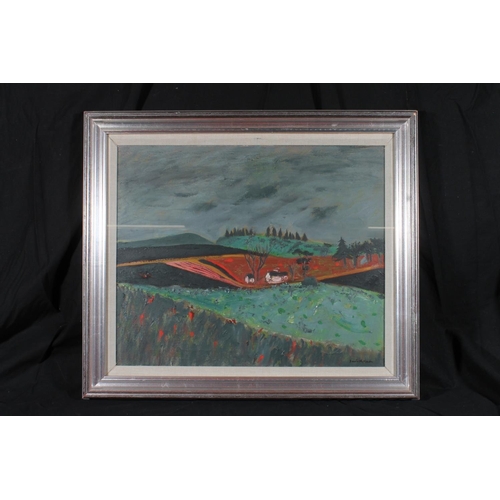 207 - DAVID MCLEOD MARTIN RSW RGI SSA (1922-2018) *ARR* Near Drum  Oil painting on canvas, signed lower ri... 