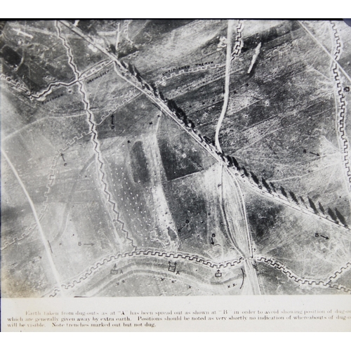 1484 - Magic Lantern Photographic slide collection, mainly WWI aerial reconnaissance photos of trench place... 