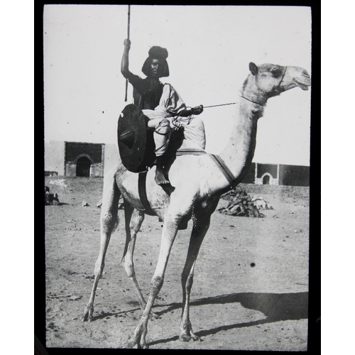 1491 - Magic Lantern Photographic slide collection, incl. approx 56 slides of Egypt topographical and peopl... 