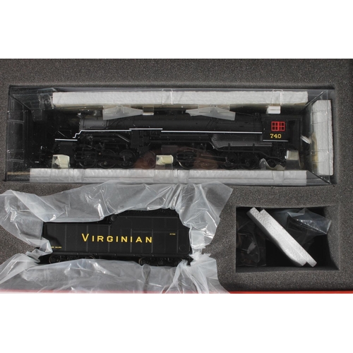 1002 - HO gauge model railway, a Proto 2000 Heritage Steam Collection 920-32014 2-8-8-2 steam locomotive Vi... 