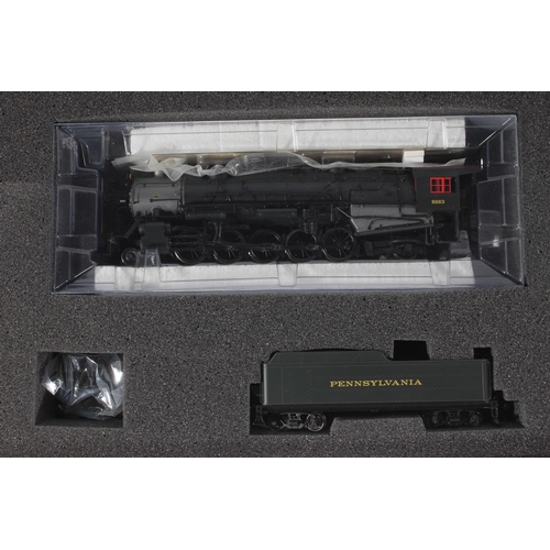 1003 - HO gauge model railway, a Proto 2000 Heritage Steam Collection 920-60002 2-10-2 steam locomotive PRR... 