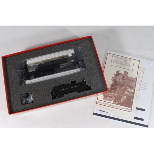 1004 - HO gauge model railway, a Proto 2000 Heritage Steam Collection 920-60010 2-10-2 steam locomotive C&a... 