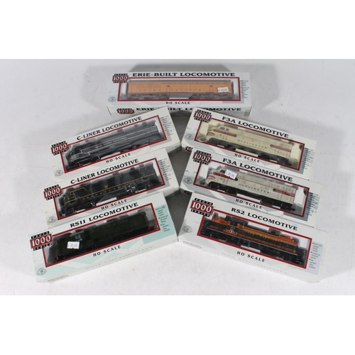 1015 - HO gauge model railway, six Proto 1000 Series locomotives to include 23986 New York City 5008, 23988... 