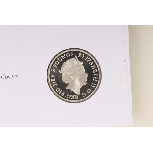 1698 - UNITED KINGDOM Queen Elizabeth II (1952-2022) '2021 Una and the Lion Silver Proof 2oz Coin Cover' wi... 