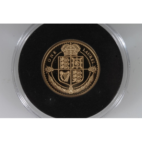 1776 - TRISTAN DA CUNHA Queen Elizabeth II (1952-2022) 'The Memorial Gold Proof Laurel Collection' three-co... 