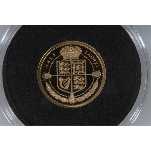 1776 - TRISTAN DA CUNHA Queen Elizabeth II (1952-2022) 'The Memorial Gold Proof Laurel Collection' three-co... 