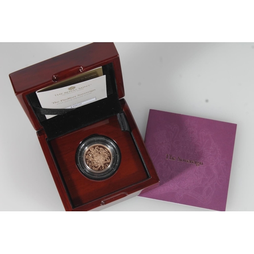 1780 - The Royal Mint UNITED KINGDOM Queen Elizabeth II (1952-2022) 'The Piedfort Sovereign' gold proof sov... 